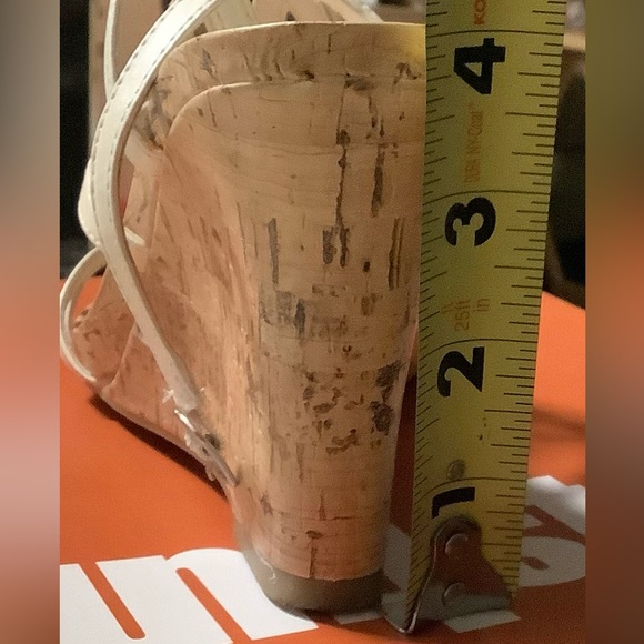 Unlisted Cork Wedge Sandal (Opaque White - Sz 10M) - Picture 8 of 9